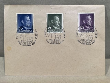 Original WWII German Commemorative Stamped Envelope, BERGSPORTFEST 1943
