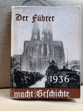 Original Nazi Era German WHW Donation Booklet, DES FHRER