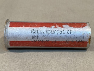 Original WWII German Flare Round Casing, 1941 Red Smoke