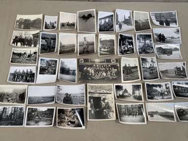 Original WWII German Photographs Lot, 50 TOTAL