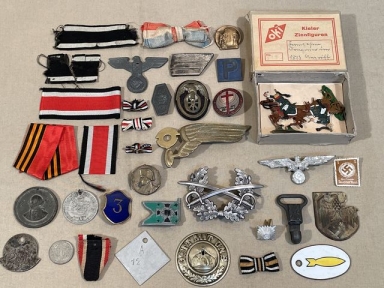 Original WWII Era German Lot of Insignia and Badges PLUS