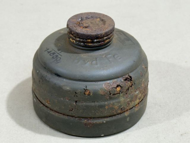 Original WWII German FE37R Gas Mask Filter w/Cap