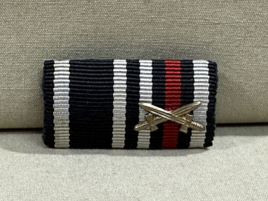 Original WWII German Two-Position Ribbon Bar, 1914 Iron Cross, UNISSUED