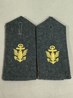 Original WWII German Kriegsmarine (Navy) Coastal Artillery EM's Shoulder Straps, Pair