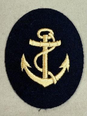 Original WWII German Kriegsmarine (Navy) Boatswain NCOs Career Sleeve Insignia