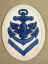 Original WWII German Kriegsmarine (Navy) Coastal Artillery NCO's Career Sleeve Insignia