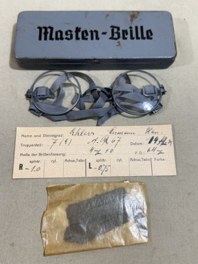 Original WWII German Masken-Brille (Gas Mask Glasses)