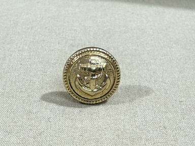 Original WWII Era German Kriegsmarine 12mm GOLD Button, SINGLE