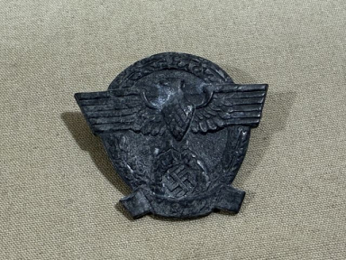Original WWII German Police Eagle Lapel Stick Pin, 1942