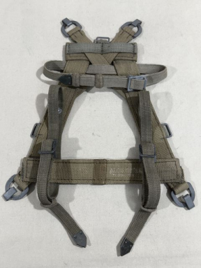 Original WWII German Soldier's Tropical Combat Assault Frame (A-Frame) w/Mess Kit Strap