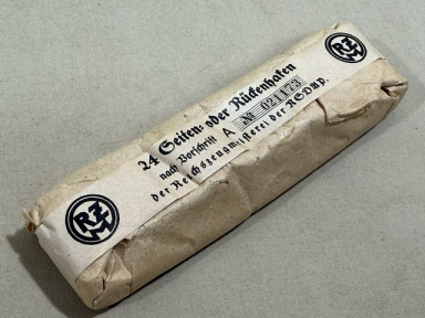 Original Nazi Ear German Sealed Pack of RZM Marked Belt Ramps