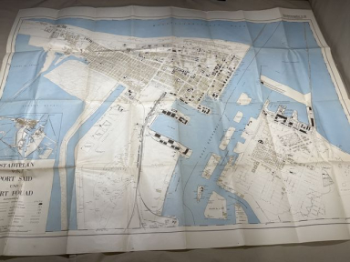 Original WWII German LARGE Afrikakorps Map