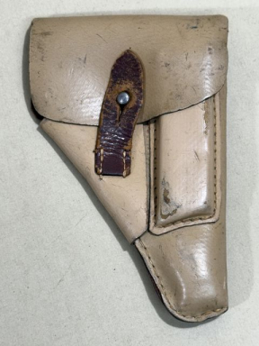 Original WWII German Small Automatic Pistol Holster, Synthetic TAN