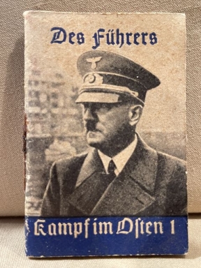 Original Nazi Era German WHW Donation Booklet, DES FHRERS