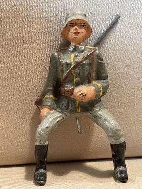 Original Nazi Era German Army Toy Soldier, Horse Rider