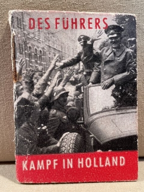 Original Nazi Era German WHW Donation Booklet, DES FÜHRERS