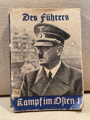 Original Nazi Era German WHW Donation Booklet, DES FHRERS