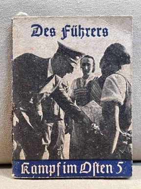 Original Nazi Era German WHW Donation Booklet, DES FHRERS