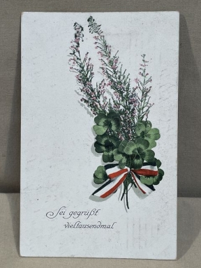 Original WWI German Propaganda Postcard, Greetings a Thousand Times