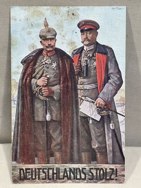 Original WWI German Personality Postcard, DEUTSCHLANDS STOLZ!