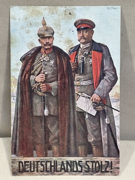 Original WWI German Personality Postcard, DEUTSCHLANDS STOLZ!