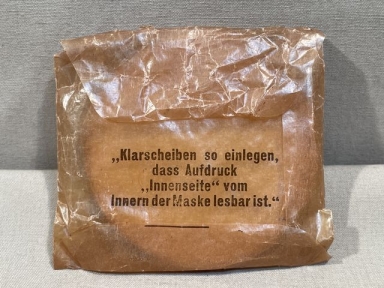 Original WWII German Spare Gas Mask Lenses