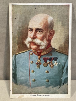 Original WWI German Personality Postcard, Kaiser Franz Joseph