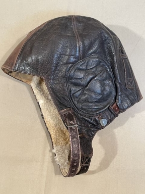 Original WWII German Luftwaffe Winter Flight Helmet