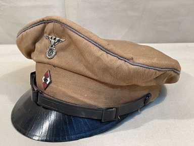 Original Nazi Era German Hitler Youth Model 1933 Field Cap, RZM Tag