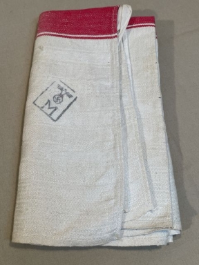 Original WWII German Kriegsmarine (Navy) Property Marked Towel