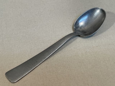 Original Nazi Era German DAF Steel Mess Hall Small Spoon