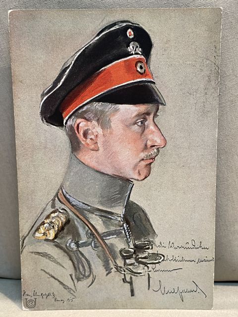Original WWI German Personality Postcard, Wilhelm II