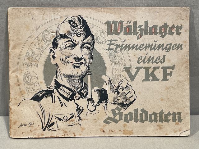 Original WWII German Soldier's Ball Bearings Humorous Pocket Book