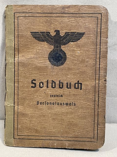 Original WWII German Army Infantry Soldier's Soldbuch, Radio Operator