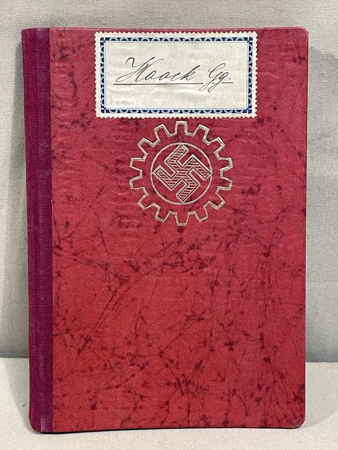 Original Nazi Era German DAF Membership ID/Dues Book