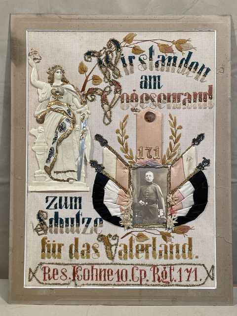 Original WWI German Customizable Service Print, Regiment 171
