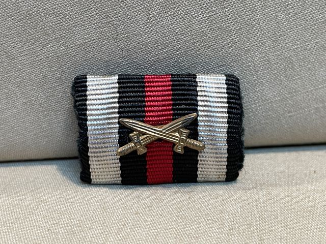Original Pre-WWII German Combatant's 1914-18 Cross of Honor Ribbon Bar, UNISSUED
