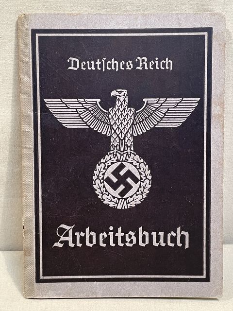 Original Nazi Era German Arbeitsbuch, 2nd Type