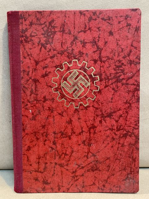 Original Nazi Era German DAF Membership ID/Dues Book