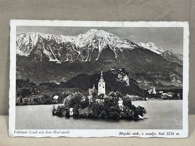 Original WWII German Beautiful Postcard, SS Feldpost