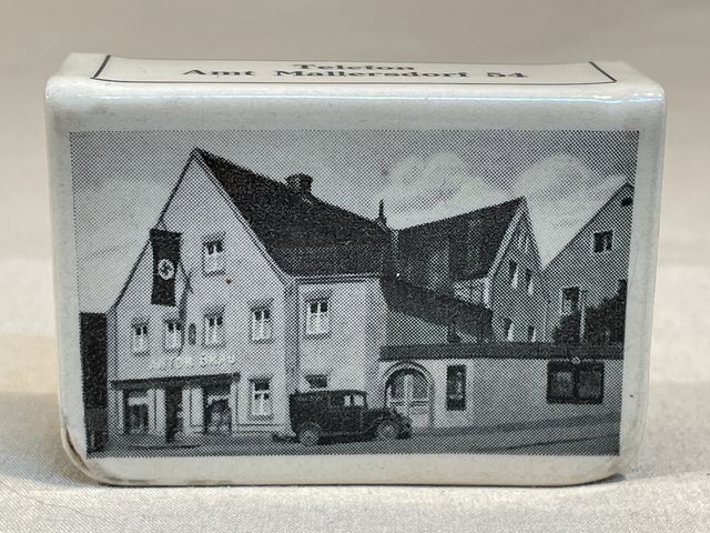 Original WWII German Soldier's Match Box Cover, Anton Bru