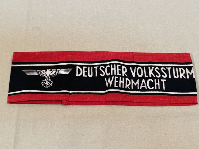 Original WWII German Deutscher Volkssturm Wehrmacht Arm Band