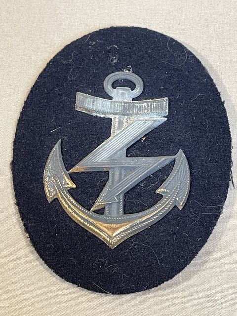 Original WWII German Kriegsmarine (Navy) Radio Operator NCOs Career Sleeve Insignia