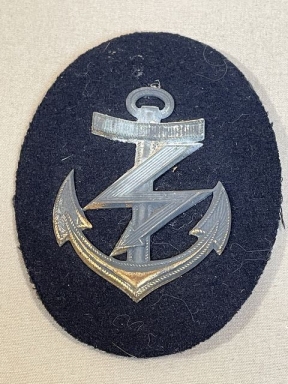 Original WWII German Kriegsmarine (Navy) Radio Operator NCO’s Career Sleeve Insignia