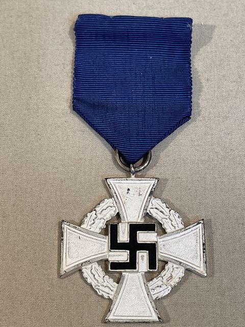 Original Nazi Era German 25 Year Long Service Medal