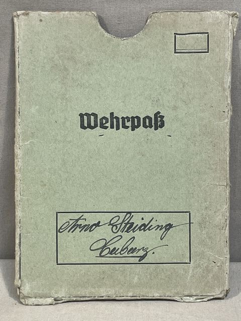 Original WWII German Wehrpa Protective Cover