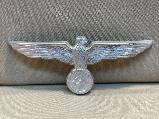 Original WWII German Army Visor Cap Eagle