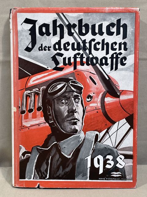 Original Pre-WWII German Year Book of the Luftwaffe 1938, Jahrbuch der deutschen Luftwaffe