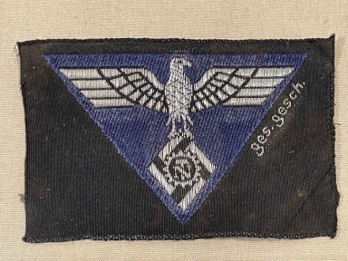 HOLD! Original Nazi Era German TeNo Overseas Cap Eagle
