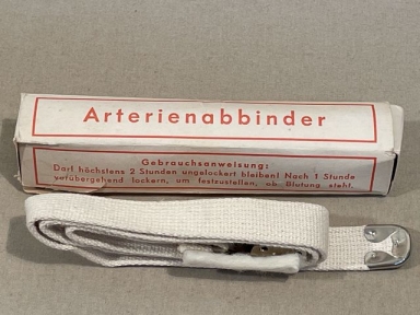 Original WWII German Artery Tourniquet in Box, Arterienabbinder